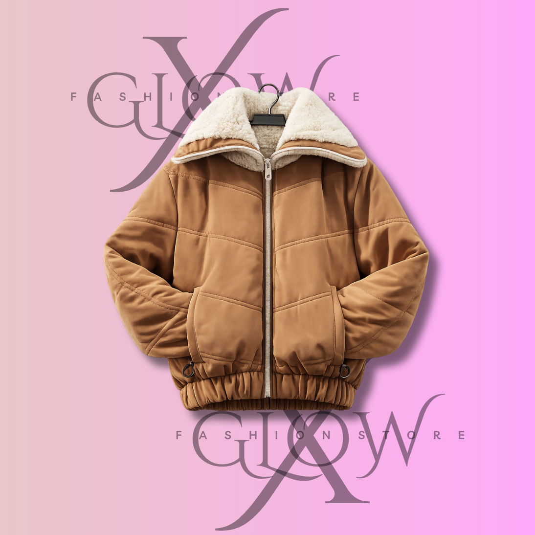 Chaqueta acolchada frente